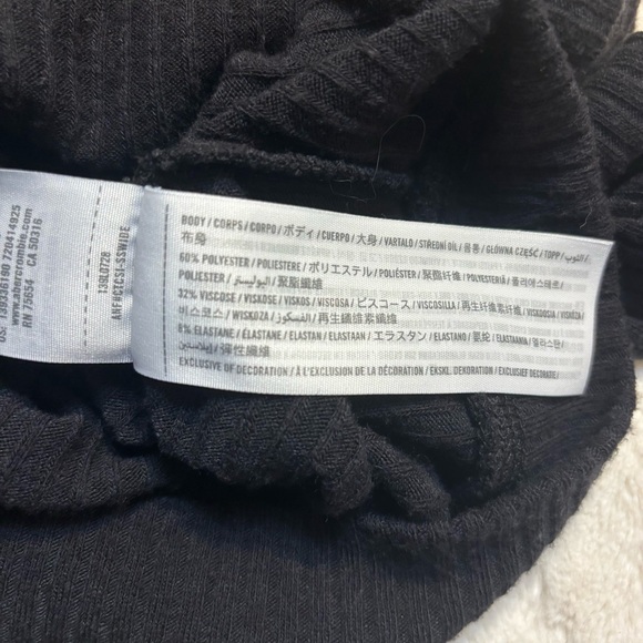 Abercrombie & Fitch Skirt Set S/M
Black Ribbed Wrap Crop Top & Maxi Skirt Stretc - Picture 11 of 16